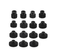 M0.8 3.175mm Hardened Steel Metal Pinion 10T 11T 12T 13T 14T 15T 16T 17T 18T 19T 20T 21T Motor Gear For 1/10 RC Car 1Pcs(3Pcs 16T-17T-18T)