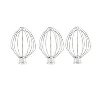 M08K 3PCS Whisk Replacement Attachment,Compatible for KitchenAid,Tilt-Head Stand Mixer,K45WW Wire Whip Beater Egg Heavy Cream Anti-Splash
