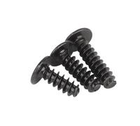 M1.2-M2 Black Carbon Steel Ultrathin Cross Flat Wafer Head Self-Tapping Phillips Mini Screws For Electronics And DIY Projects(3mm,M2-500pcs)