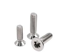 M1.4 M1.6 M2 M2.5 M3 M4 M5 M6 M8 Lengthen 3-100mm Six-Lobe Torx Flat Countersunk Head Screw Bolt 304 A2 Stainless Steel GB2673(85mm)