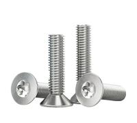 M1.4 M1.6 M2 M2.5 M3 M4 M5 M6 M8 Six Lobe Torx Flat Countersunk Head Screw 304 Stainless Steel Plum blossom Bolt(10mm,M2 x 50pcs)