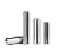 M1.5 M2 M2.5 M3 M4 304 Stainless Steel Spring-Type Straight Pins Spring Elastic Cylindrical Cotter Pin Dowel L=5-60mm(M2.5x35mm (50pcs))