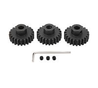 M1.5 Pinion Gear Set, Steel Motor Pinion Gear for RC Car, High Performance 8mm Pinion Gear with M5 Set Screw, Durable Replacement Gear for 1/5 1/8 1/10 Scale RC Vehicles (22T)