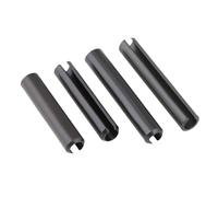 M1.5 Split Spring Pins - Black Carbon Steel Slotted Dowel for Secure Fastening(M1.5x6mmx300pcs)