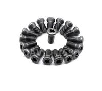 M1.6/M2.0/M2.5/M3/M4/M5/M6 Torx Screws for Replaces Carbide Insert CNC Lathe Tools (M4.5-0.75 x 8mm, 50pcs)