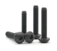 M1.6 M2 3/4/5/6-30mm Hex Hexagon Socket Round Button Head Screw Bolt 100 Pcs(8mm,M1.6 (100pcs))