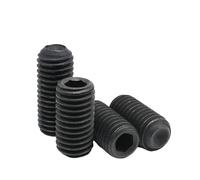 M1.6 M2 M2.5 M3 M3.5 M4 M5 M6 M8 M10 M12 DIN916 Hex Hexagon Socket Cup Point Grub Bolt Set Screw Black Grade 12.9 Steel(5mm)