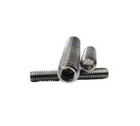M1.6M2 M2.5 M3 M4 M5 M6 M8 M10 M12M16 DIN916 304 Stainless Steel Hex Hexagon Socket Allen Cup Point Set Screw Grub Headless Bolt