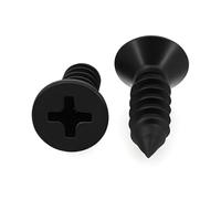 M1.7-M5 Small Micro Carbon Steel Cross Flat Countersunk Pan Head Self Tapping Wood Screw Machine Laptop Screws30-200pcs(30mm,M4 (30pcs))