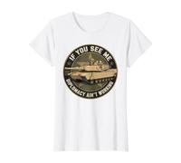 M1 Abrams Tank Diplomacy Ain’t Working Military Humor Value Graphic T-Shirt