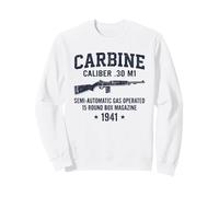 M1 Carbine World War Two Gun Men Military History Buff Sweatshirt