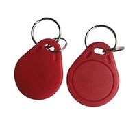 M1 Card RFID Fob 13.56mhz ISO14443A Key for Hotel Door Entry Access Control... (Red 10pcs)