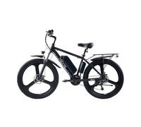 M1 Electric Bike - Mountain Bike, Black, 21-Speed, 6-8hr Charging Time, 55km Range, Up to 25km/h, Front Suspension - Electric Bicycle for Adults - EB0121S26B [2025]