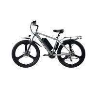 M1 Electric Bike - Mountain Bike, Silver, 21-Speed, 6-8hr Charging Time, 55km Range, Up to 25km/h, Front Suspension - Electric Bicycle for Adults - EB0121S26S [2025]