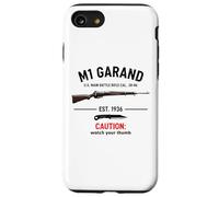 M1 Garand Rifle WWII Gun Watch Your Thumb EST 1936 M1 Garand Case for iPhone SE (2020) / 7/8
