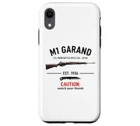 M1 Garand Rifle WWII Gun Watch Your Thumb EST 1936 M1 Garand Case for iPhone XR