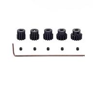 M1 Hardened Steel Pinion Gear Set (11T-30T) with Hex Key - 1/8 Inch Hole 5mm Upgrade Parts for HPI Kyosho Losi Axial Tamiya RC Cars & Trucks (26T-27T-28T-29T-30T)