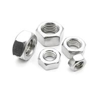 M1 M1.2 M1.4 M1.6 M2 M2.5 M3 M3.5 M4 M5 M6 M8 M10 M12 M16 M20 M24 DIN934 304 Stainless Steel Hex Hexagon Nut(10pcs M1.6)
