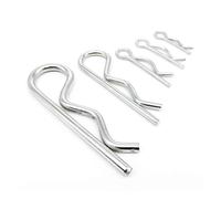M1-M7 Steel R Type Spring Cotter Pin Wave Shape Split Clip Clamp Hair Tractor Pin(4x75mm-25pcs)