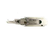 M1/MS2 2 in 1 Lock Pick and Decord Tool Locksmith Fast Open Tool for Master Lock,American Door Lock,Professional Tool