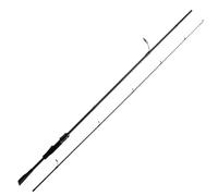 M1 One Piece Fishing Rod,Two Pieces Fishing Rods, Spinning Rods and Casting Fishing Rods, Fuji O+A-Ring Guides, 24 Ton Carbon Fiber 1PC and 2PCS Ultralight Spinning Fishing Rods for Bass, Trout