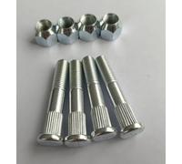 M10*1.25 * 58 Front Rear Wheel Stud Bolt 7518671 & Lug Nuts 7547363 Replacement for 2009-2024 Polaris Sportsman 550 850 XP & 13-24 Scrambler 850 MD 48" ATVs