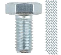 M10 10mm x 20mm Hex Headed Set Screw Bolt Fastener Fully Threaded 100pc
