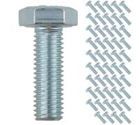 M10 10mm x 30mm Hex Headed Set Screw Bolt Fastener Fully Threaded 50pc