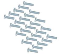 M10 10mm x 35mm Hex Headed Set Screw Bolt Fastener Fully Threaded 25pc