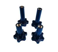 M10 4 Pieces Tight Screw Fastening Nuts Spare Parts Compatible for Ykf Compatible for Vevor Goshen Soft Serve Ice Cream Machines