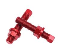 M10 Chain Axle Adjuster Bolt Nuts For KTM 690 790 890 950 990 1090 1190 1290 ADVENTURE DUKE ENDURO EXC EXC-F SX SXF XC XC-F XC-W(Red)