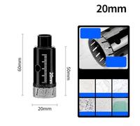 M10 Dry Drill Bit 20-90mm Hole Opener for Angle Grinder Coated Blade for Marble Glass Tiles Porcelain Stone Cutting Tool(20mm)