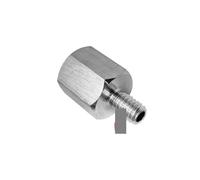 M10 Female to M10 12 1/8" 1/4" 3/8" BSPP BSPT Male Hex Reducer Bushing 304 Stainless Adapter High Pressure for Pressure Gauge BIANMTSW(M10x1 Female,1l8 BSPT Male)