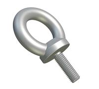 M10 Lifting Ring Eye Bolt, Fasteners Hardware, Male Thread Lifting Bolt, Galvanized Zinc Plated Steel Ringbolt, Anker Eyebolt With Looped Head for 10mm Nut/Washer DIN 580 (Pack of 4)