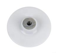 M10 Lock Nut Backing Pad 100mm for Angle Grinder for Sanding and Polishing (White)