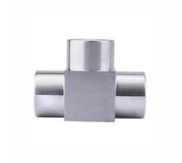 M10 M12 BSPP Female Thread Stainless Steel Tee Type 3 Way High Pressure Pipe Fitting Connector(Female Thread,M12x1.25)