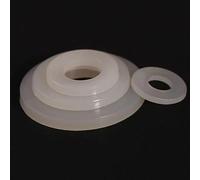 M10 M12 M14 M16 M18 M20 White Nylon Penny Washers Fit Bolts Screws Plastic Washer DIN 125 NYLON66(M12x24x2mm-100pcs)