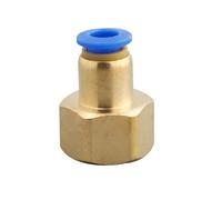 M10 M14 M16 M18 M20 Metric Female Thread Straight Pipe Fitting Push In Connector Fit 6 8 10 12mm Tube OD(PCF8-M16x1.5)