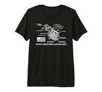 M10 Mod 7 Guided Missile Launching System Diagram Premium T-Shirt