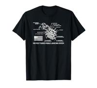 M10 Mod 7 Guided Missile Launching System Diagram T-Shirt