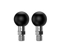 M10 Screw with 1 Inch Ball Mount Screws for Rear View Mirror Motorcycle Connection Arm Compatible Ram Mount Motorcycle Mobile Phone Holder (M10-02)