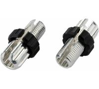 M10 Slotted Alloy Adjusting Barrel Bag of 10 Silver/Black