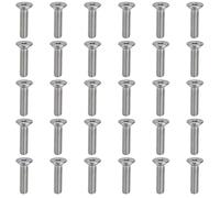M10 Socket Screws, 10mm A2 Stainless Steel Countersunk Hex Bolts, High Tensile Strength Fasteners, Professional Thread Design for Industry Use, Includes 3 (M10*40)