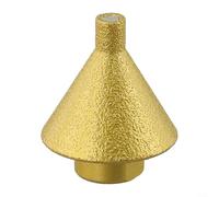 M10 Threaded Cone Shaped Grinding Wheel Efficient Solution For Enhancing the Finish of Exposed Holes in Tiles (38mm Grit 80)