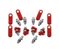 M10 X 1 29.9mm Stainless Steel Brake Bleed Screws Nipples (10) + covers
