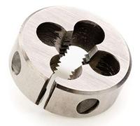 M10 x 1.5 HSS Circular Split Die for Threading - Round - Metric Course Pitch - DIN223 Standard (M10 x 1.5 (25mm OD))