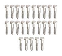 M10 x 160mm - Hex Head Coach Screws - 25 Pack