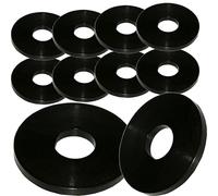 M10 X 30mm Black Nylon Penny Washers Fender Repair Washer Mudguard DIN 9021 for M3 M4 M5 M6 M8 M10 M12 Screws (Pack of 10)