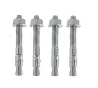 M10 x 80mm Pallet Racking Floor Concrete Ground Anchor Fixing Bolts Bolt (4)