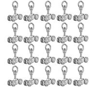 M10T4 Wheel Silent Trolley Assembly Rollers Four Bearing Trolley Assembly… (Pack of 20)